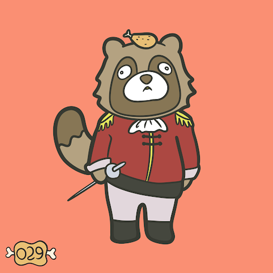 Kingsguard Raccoon Dog（近衛兵のタヌキ）