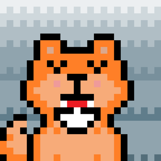 Pixelated Shiba Inu #4865