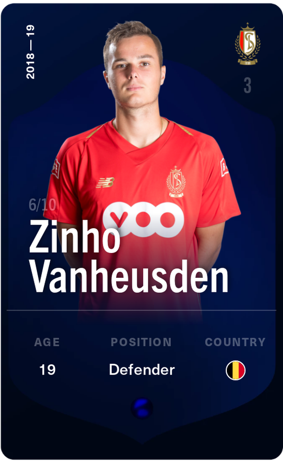 Zinho Vanheusden 2018-19 • Super Rare 6/10