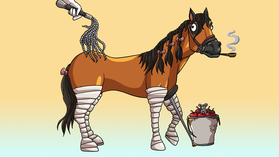 Glue Factory Horse #9385