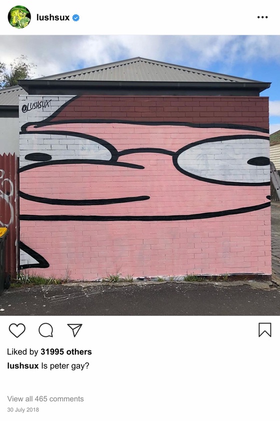 Lushsux #3174 - Mural Peter Griffin