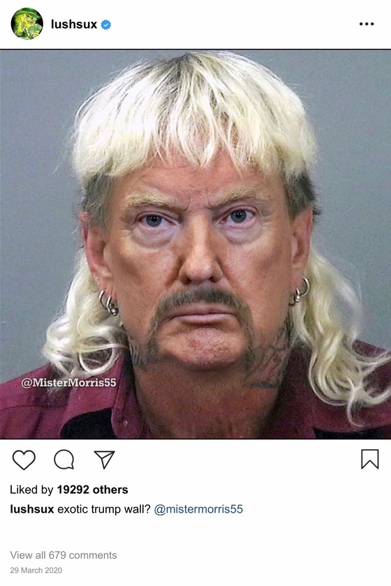 Lushsux #3862 - Shit Post Joe Exotic Donald Trump