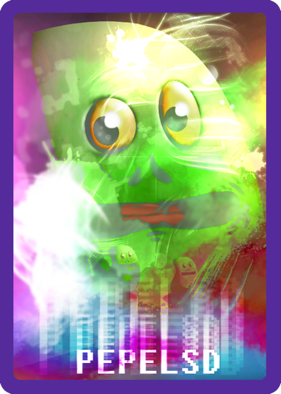 RAREPEPE: PEPELSD - SERIES 21, CARD 8 - 100 ISSUED