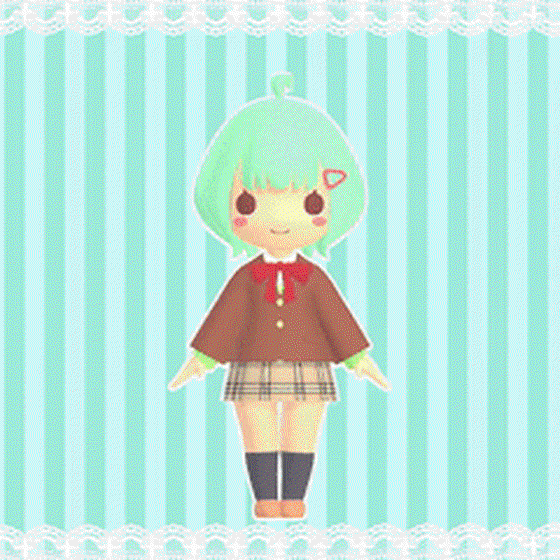 School Uniform Jump! Frog Girl 3D