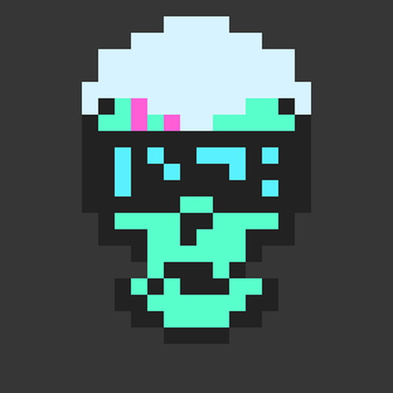 Cyber CryptoSkull #1542