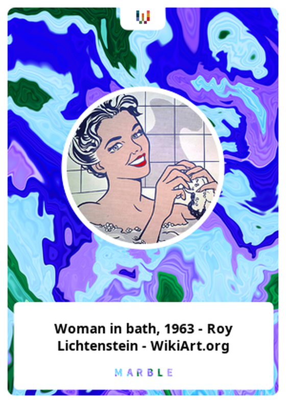 Woman in bath, 1963 - Roy Lichtenstein - WikiArt.org