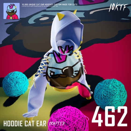 Cool Cat Ear Hoodie #462