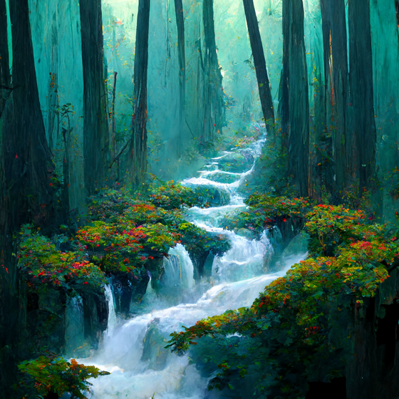 River in Forest 