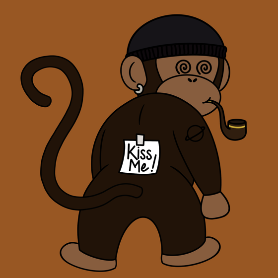 Kiss Me Monkey #2098