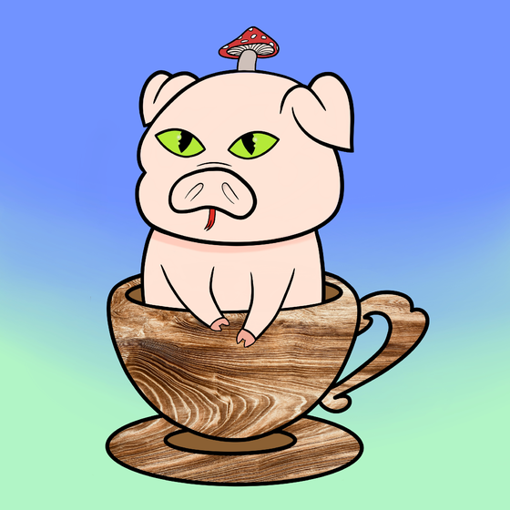 Lucky Teacup Piggy Club #629