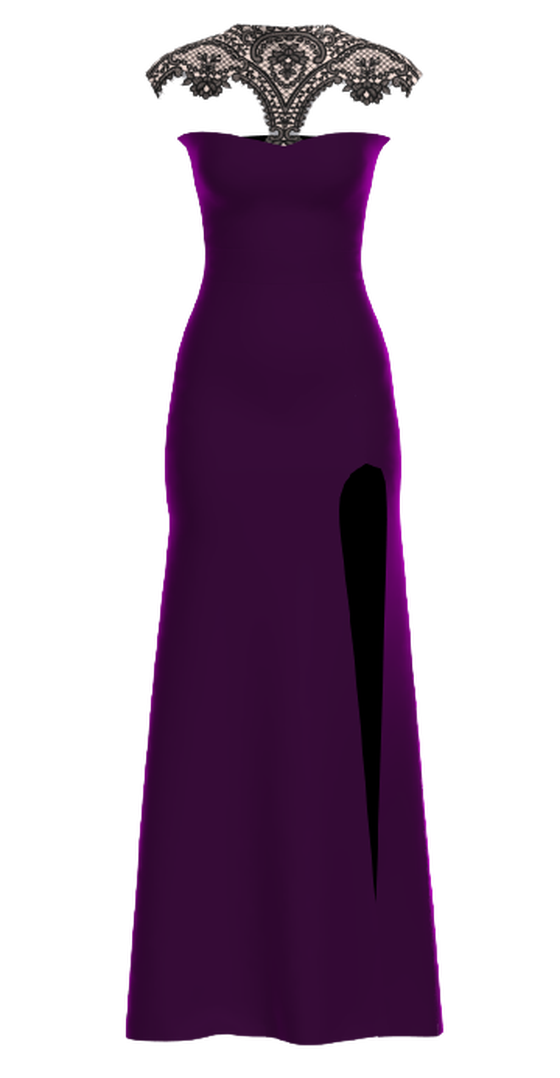 Purple Royal Gown