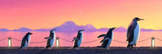 Five Penguins #2337