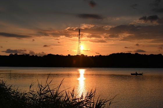 Lake Sanaru in Japan