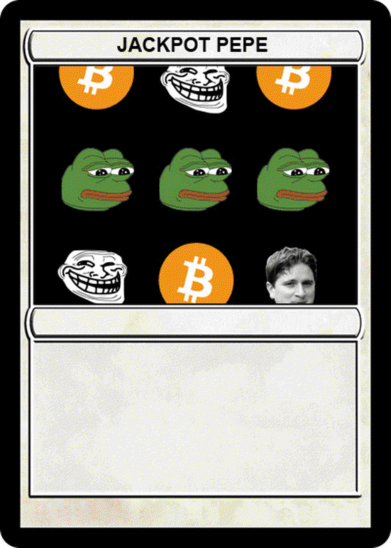 JACKPOTPEPE: RAREPEPE - SERIES 3, CARD 44 - 100 ISSUED