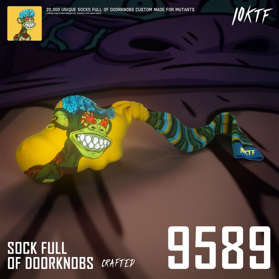 Mutant Sock Full of Doorknobs #9589