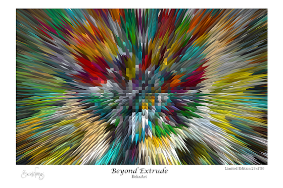 23/30, Limited Edition: “Beyond Extrude" BekxArt