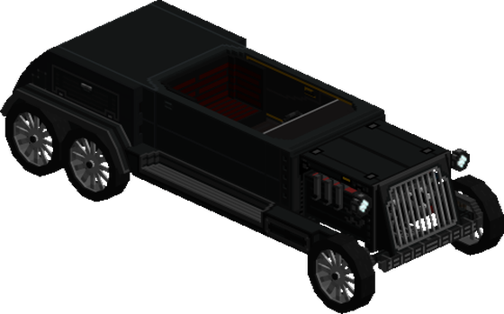 Black Monster Car