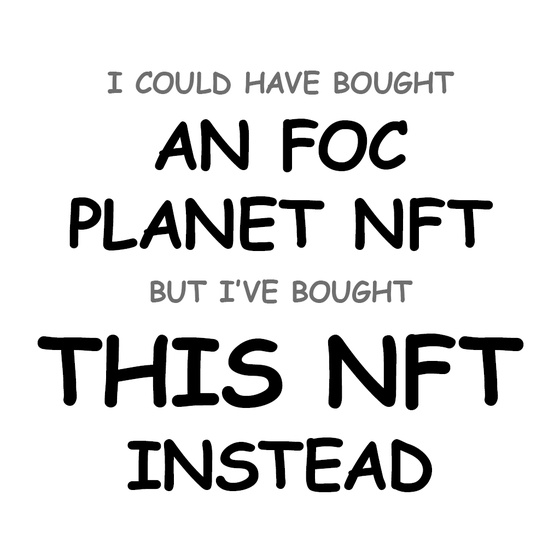 An FoC Planet NFT