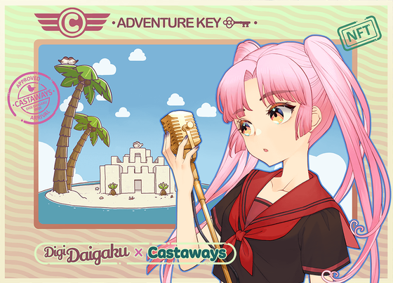 DigiDaigaku Genesis Adventure Key Castaways #313 - Eileen