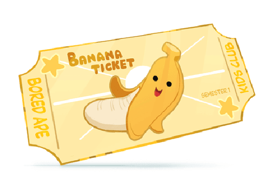 Banana Ticket - Yellow