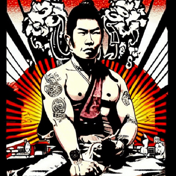 #1_YAKUZA in the art