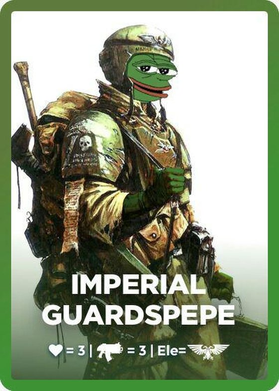 GUARDSPEPE Series 5, Card 3 Rare Pepe