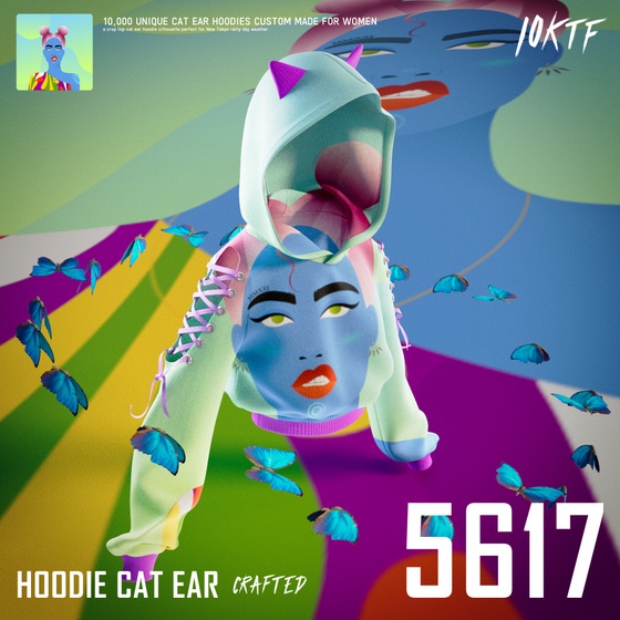 World of Cat Ear Hoodie #5617