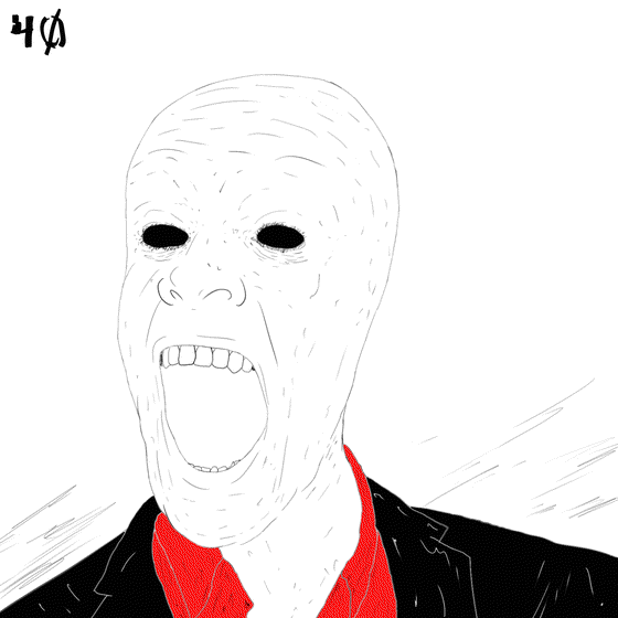 Screaming Man 40