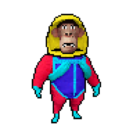 Pixel Radioactive Ape #262