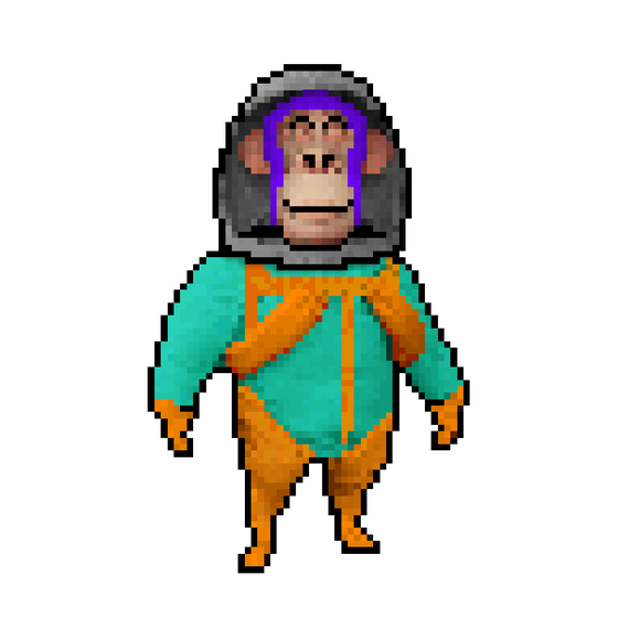 Pixel Radioactive Ape #465