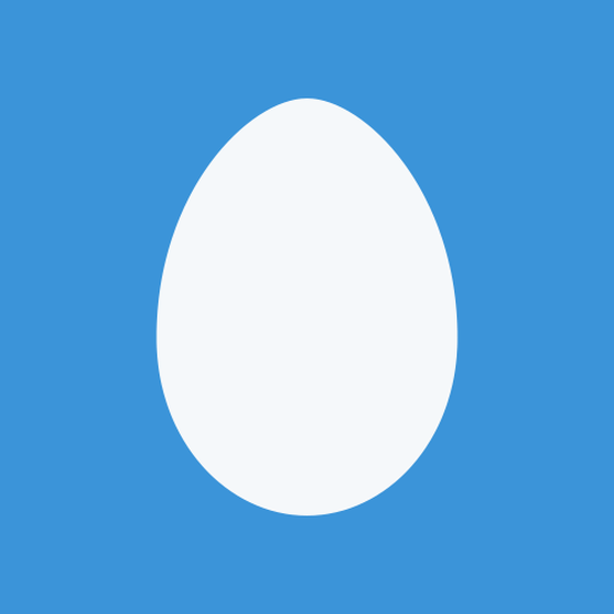 TwitterEgg (Blue, 2015) 