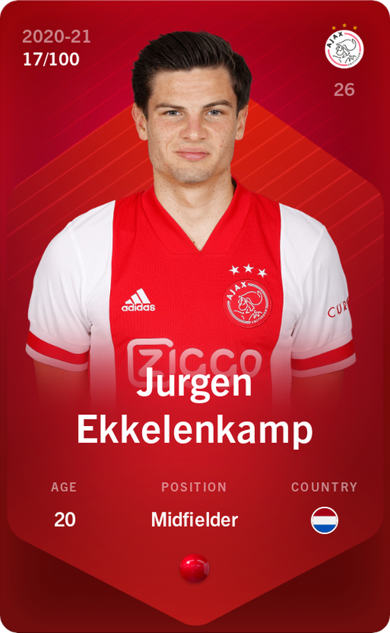 Jurgen Ekkelenkamp 2020-21 • Rare 17/100