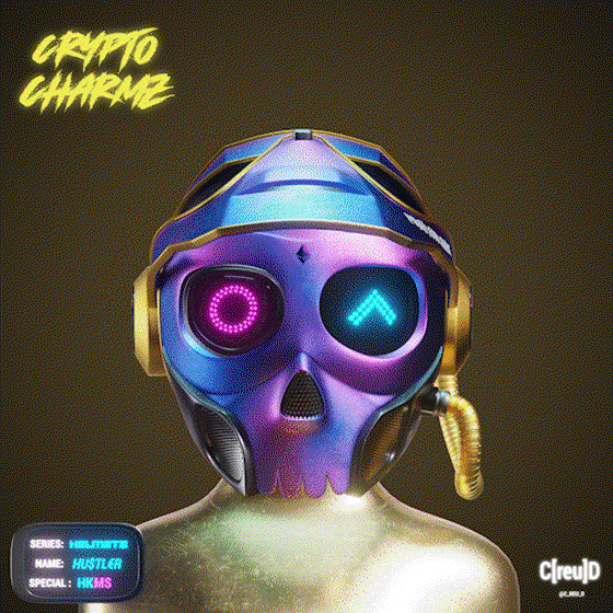 CryptoCharmz [Helmetz SPECIAL] - Hustler