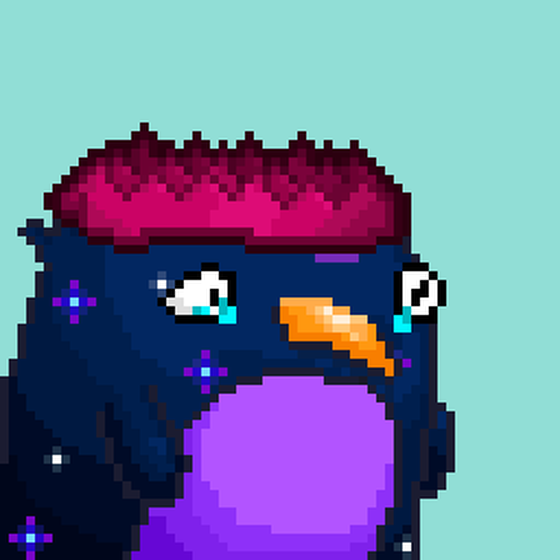 Cool Pixel Pudgy Penguin #761