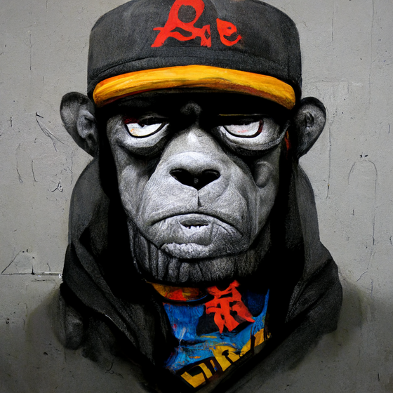 Graffiti Ape #238