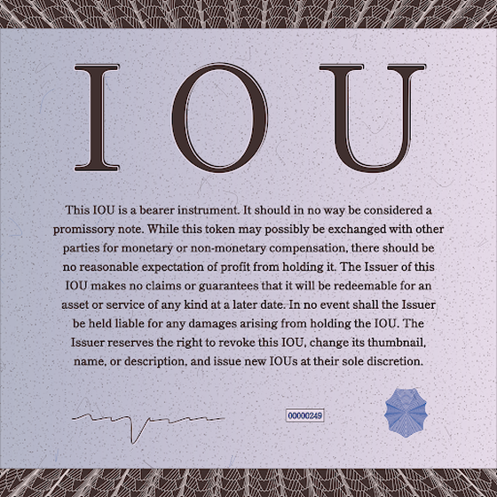 IOU #249