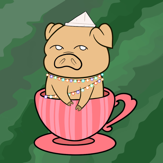 Lucky Teacup Piggy Club #1254