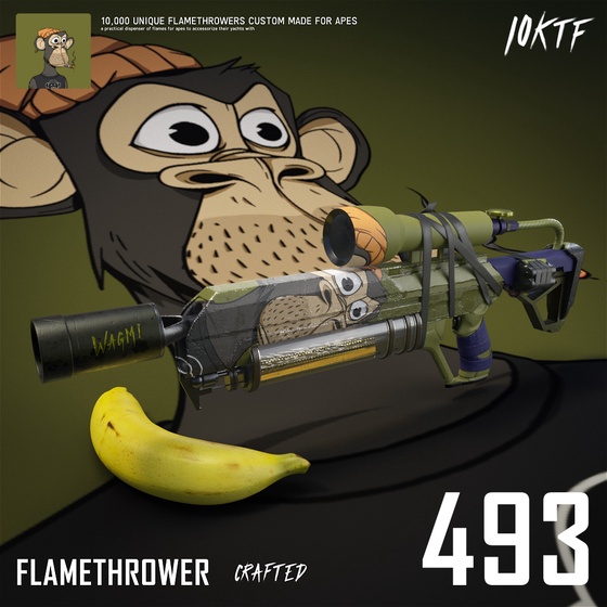 Ape Flamethrower #493