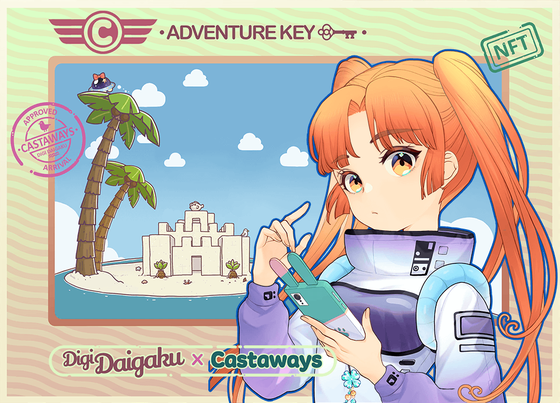 DigiDaigaku Genesis Adventure Key Castaways #1555 - Malia