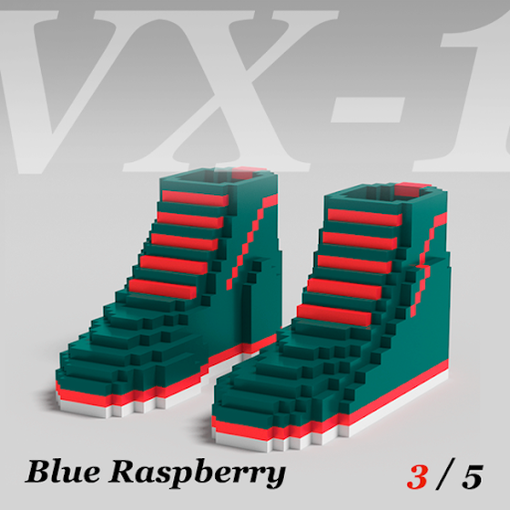 VX-1 "Blue Raspberry" 3/5 Certificate