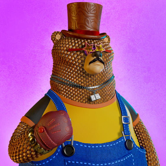 Square Bear #287