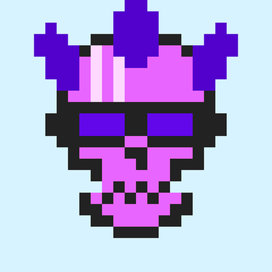 Cyber CryptoSkull #733