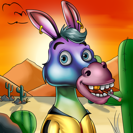 Sombrero Donkey #2869