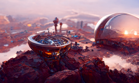 A colony on mars - 2117