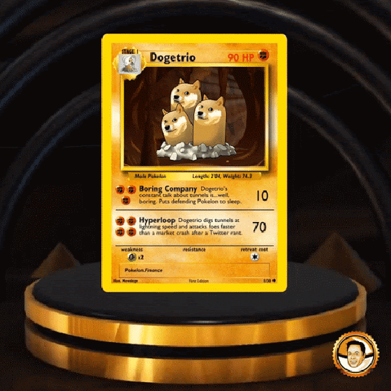 POKELON #4: Dogetrio (Uncommon) (1E)