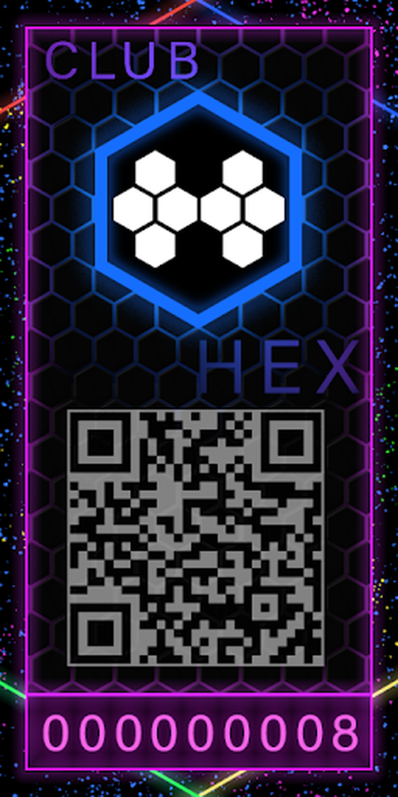 Club Hex Ticket #000000008