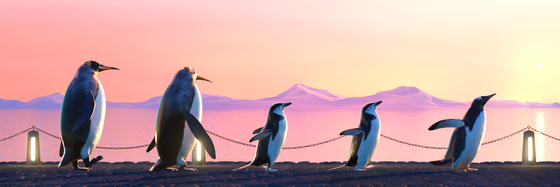 Five Penguins #653