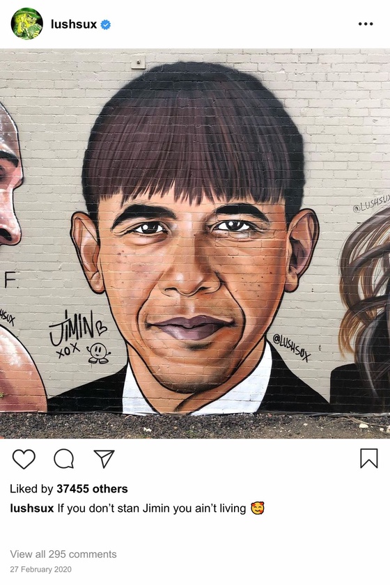 Lushsux #3838 - Mural Obama