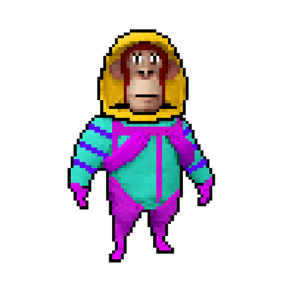 Pixel Radioactive Ape #261