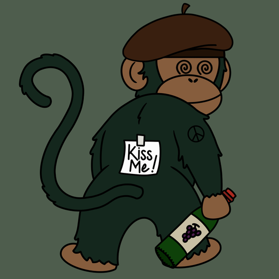 Kiss Me Monkey #3308